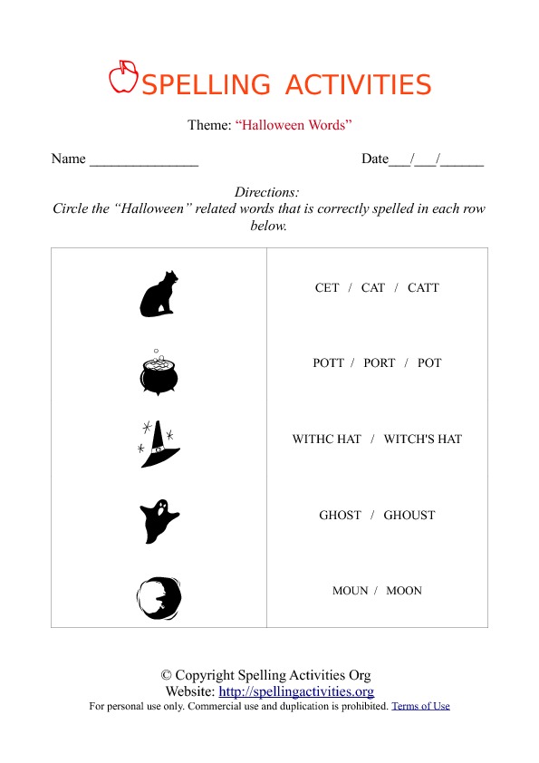 Editable Spelling Worksheets And Spelling Activities For Any 20 Word List